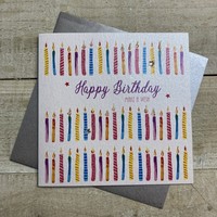 HAPPY BIRTHDAY - MAKE A WISH CANDLES (D285)