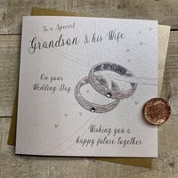 GRANDSON & HIS WIFE WEDDING - WEDDING RINGS (D336)