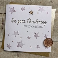 ON YOUR CHRISTENING - STARS (S461)