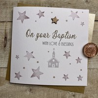 ON YOUR BAPTISM - CHURCH & STARS (S462)