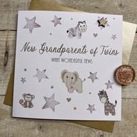 NEW GRANDPARENTS OF TWINS - TOYS & STARS (S467)