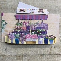 FLOWER STALL 1 POP-UP CARD (TTT2166)