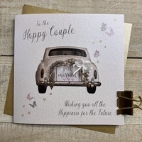 TO THE HAPPY COUPLE - WEDDING CAR (D348)