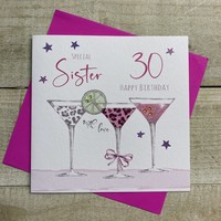 SPECIAL SISTER 30TH BIRTHDAY - COCKTAIL GLASSES (S271-S30)