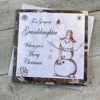CHRISTMAS - GRANDDAUGHTER - SNOWMAN (C6-GD)