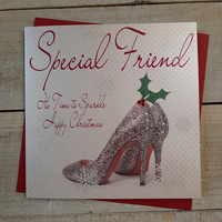 CHRISTMAS - SPECIAL FRIEND - SPARKLY SHOES (CB37)