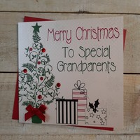 CHRISTMAS - SPECIAL GRANDPARENTS - TREE & PRESSIES (FP44)