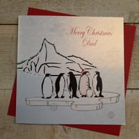 CHRISTMAS - DAD - PENGUINS ON ICE (X22)