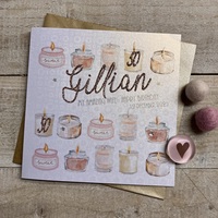 PERSONALISED - LOTS OF CANDLES (P24-8)