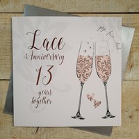 13TH LACE ANNIVERSARY - PATTERNED FLUTES (DT113)