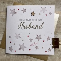HUSBAND STARS BIRTHDAY CARD (S482)