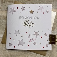 WIFE STARS BIRTHDAY CARD (S483)