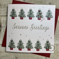 SEASONS GREETINGS TREES - CHRISTMAS CARD (C24-10)