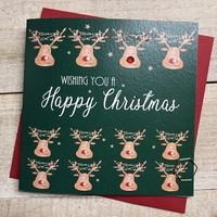 LOTS OF RUDOLFS - CHRISTMAS CARD (C24-12)
