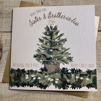 SISTER & BROTHER IN LAW TREE - CHRISTMAS CARD (C24-20)