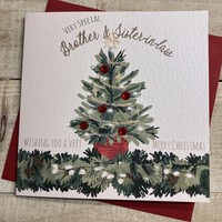BROTHER & SISTER IN LAW TREE - CHRISTMAS CARD (C24-21)