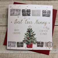 MUMMY - TREE & PRESSIE - CHRISTMAS CARD (C24-54)