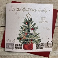 DADDY - TREE & PRESSIES - CHRISTMAS CARD (C24-55)