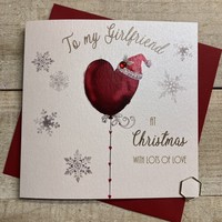 GIRLFRIEND HEART BALLOON - CHRISTMAS CARD (C24-68)