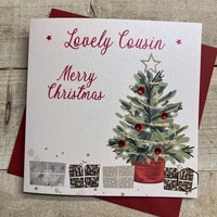 COUSIN - TREE & PRESSIE - CHRISTMAS CARD (C24-69)
