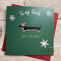 UNCLE - FUNNY DOG - CHRISTMAS CARD (C24-74)