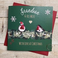 GRANDSON & WIFE - CHRISTMAS CARD (C24-99)