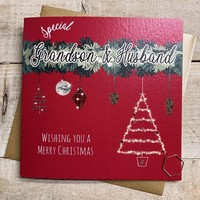 GRANDSON & HUSBAND - CHRISTMAS CARD (C24-101)