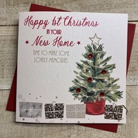 1ST XMAS IN NEW HOME - TREE- CHRISTMAS CARD (C24-106)