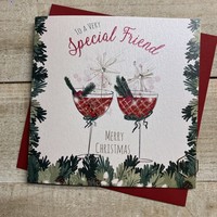 SPECIAL FRIEND - COCKTAILS - CHRISTMAS CARD (C24-119)