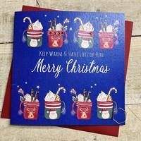 LOTS OF HOT CHOCOLATE - CHRISTMAS CARD (C24-120)