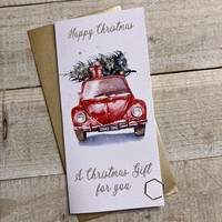 CAR & TREE - CHRISTMAS MONEY WALLET (WBW-C39)