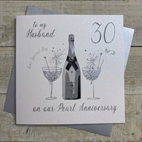 HUSBAND 30TH PEARL ANNIVERSARY - CHAMPS & COUPES (XDAA30-H)