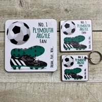 PLYMOUTH ARGYLE - COASTER, KEYRING or MAGNET GIFTS (C-FN15)
