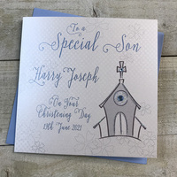 PERSONALISED SON CHRISTENING CHURCH  (PPS59 & XPPS59) (XPPS59)
