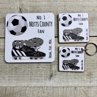 NOTTS COUNTY - COASTER, KEYRING or MAGNET GIFTS (C-FN118)
