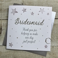 BRIDESMAID  - THANK YOU WEDDING CARD (SC40)