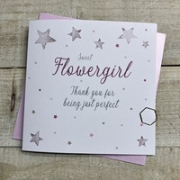 FLOWERGIRL  - THANK YOU WEDDING CARD (SC41)