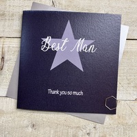 BEST MAN  - THANK YOU WEDDING CARD (SC42)