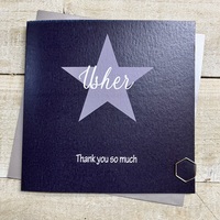 USHER  - THANK YOU WEDDING CARD (SC43)