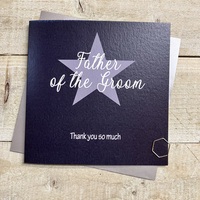 FATHER OF THE GROOM   - THANK YOU WEDDING CARD (SC48)
