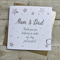 MUM & DAD   - THANK YOU WEDDING CARD (SC30)