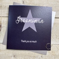 GROOMSMAN  - THANK YOU WEDDING CARD (SC31)