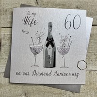 WIFE   - 60TH DIAMOND ANNIVERSARY CARD (DAA60-W)