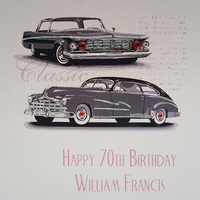PERSONALISED CLASSIC CARS (PPS54)