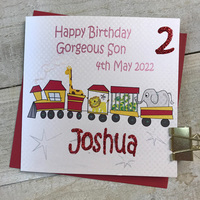 PERSONALISED SON AGE CIRCUS TRAIN (PPS26 & XPPS26) (XPPS26)