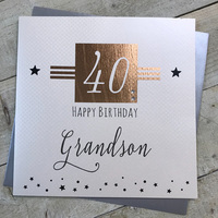 GRANDSON BIRTHDAY AGE 40 (KMA40-GS & XKMA40-GS)