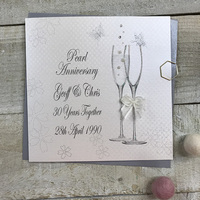30 - PERSONALISED ANNIVERSARY - PEARL FLUTES (PPS11P & XPPS11P) (XPPS11P)