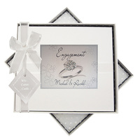 PERSONALISED ENGAGEMENT RING GUEST BOOK (P-E3)