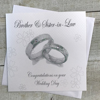 BROTHER & SISTER-IN-LAW WEDDING RINGS  (PD46)