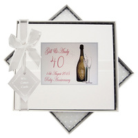 40TH RUBY PERSONALISED ANNIVERSARY (PL21) GUEST BOOK (P-CF40G)